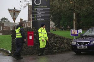 Assisting with the car parking and marshalling