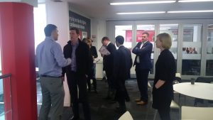 RRT members being given a tour at BHF